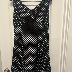 Black and White Polka Dot Dress